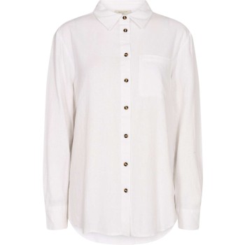 FQLava shirt simple brilliant white