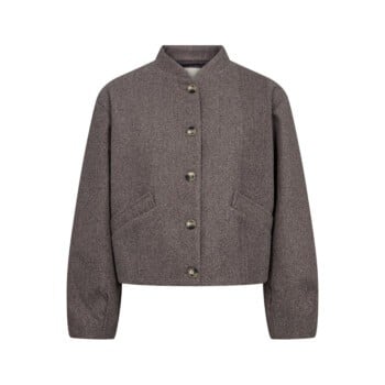 FQEsyanna jacket Morel brown melange