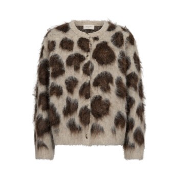 FQLIPPI Cardigan Oyster grey melange
