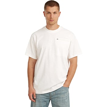 Distressed zip pkt r t