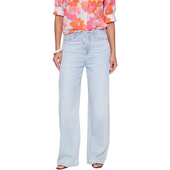 Pants bleached denim