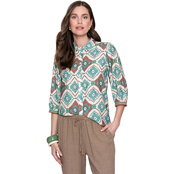 Blouse aqua