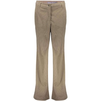 Ribcord pants flair taupe beige