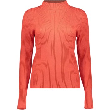 Pullover coral red