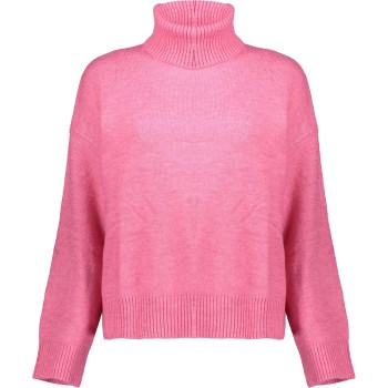 Pullover rollneck pink