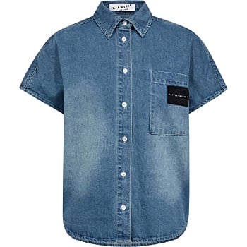 Denim NS Logo Shirt Used Denim