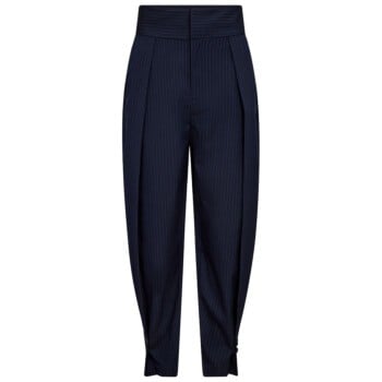 Navy Pin Pleat Tall Pant Navy