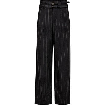 Ivanna Belt Tall Pant Dark Grey