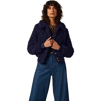 Isa Jacket Basil Fur