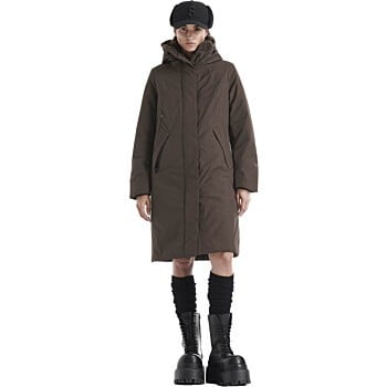 QW615 Gaia long parka Brown