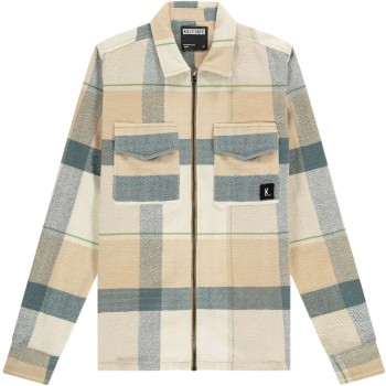 Overshirt  big check loden frost