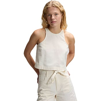 Boxy Sleeveless Top Natural