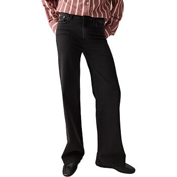 Palazzo black aged edge