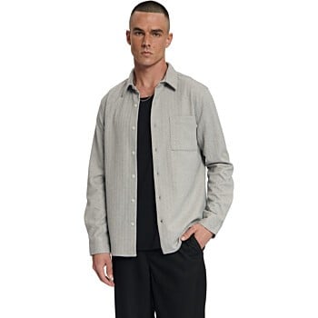 TROY SOFT HERRINGBONE SHIRT