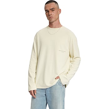 THAUMAS GARMENT DYED LONG SLEEVE T-SHIRT