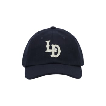 Felt logo dad cap dark navy blue