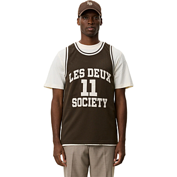 Silas Mesh Tank Top Turkish Coffee Brown