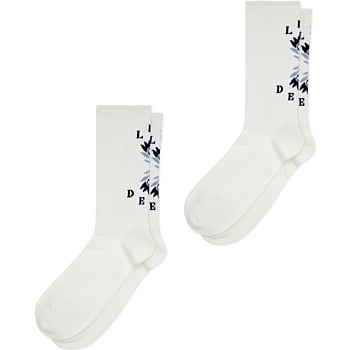 logo flower socks 2 PACK