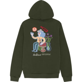 Rural hoodie rosin green