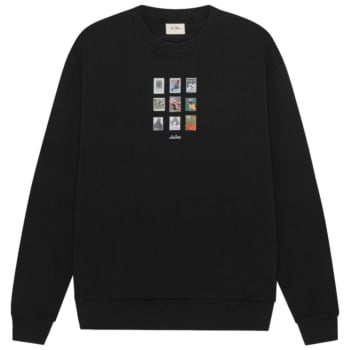Stamp sweatshirt Black