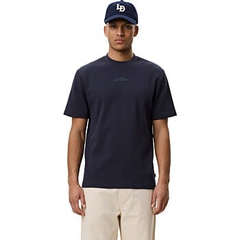 Signature Waffle T-Shirt India Ink Blue
