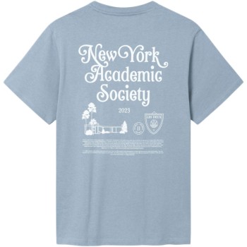New york t-shirt tradewinds blue-grey