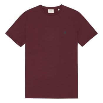 Core seasonal T-shirt Chocolate truffel red