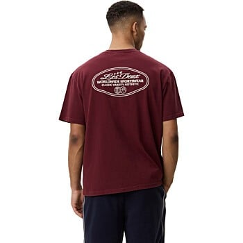Worldwide T-Shirt Chocolate Truffel Red