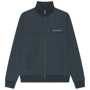 Les Deux track jacket india ink blue