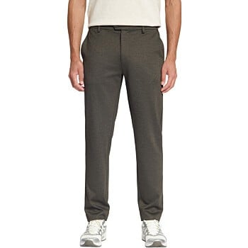 Pants Jersey Melange Regular Fit Dark Brown