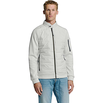 Jacket Short Fit Sealed Knitted Mix Chalk