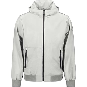 Jacket Short Fit Hooded Chalk
