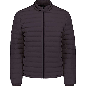 Jacket Short Fit Padded Aubergine