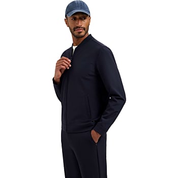 Jacket Shirt College Collar Full Zi Night