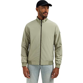 Jacket Short Fit Clean Soft Light Army