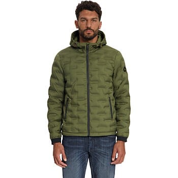 Jacket Puffer Hooded Moss