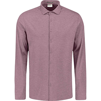 Shirt Jersey Melange Stretch Mauve