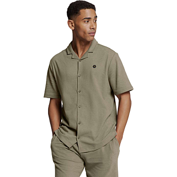 Shirt Short Sleeve Jersey Revers Co Dark Moss