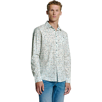 Shirt Stretch Allover Printed Ice