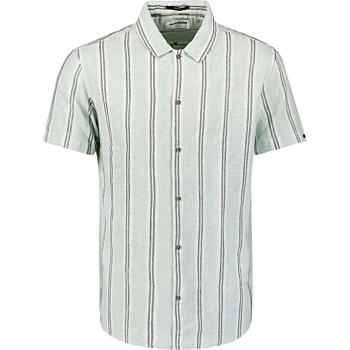 Shirt Short Sleeve Dobby Vertical S Ice