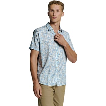 Shirt Short Sleeve Allover Printed Cloud