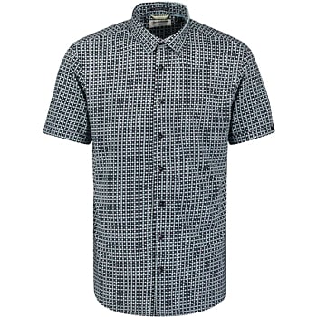 Shirt Short Sleeve Jersey Allover P Indigo Blue