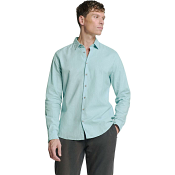 Shirt Solid With Linen Ice