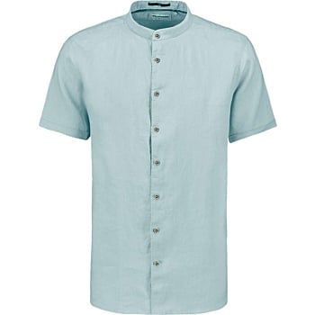 Shirt Short Sleeve Granddad Solid W Ice