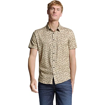 Shirt Short Sleeve Jersey Allover P Sand