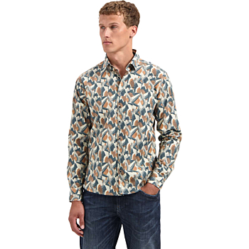 Shirt Stretch Allover Printed Night