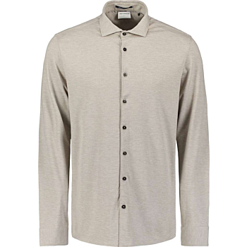Shirt Jersey Melange Stretch Clay