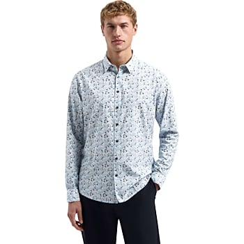 Shirt Allover Printed Blue