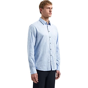 Shirt Allover Jacquard Blue