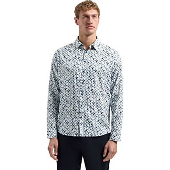Shirt Allover Printed Blue